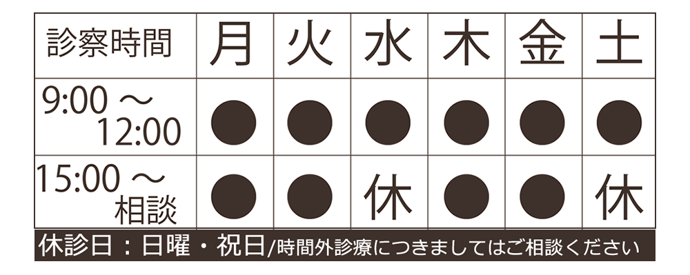 今井はり灸院診療時間画像